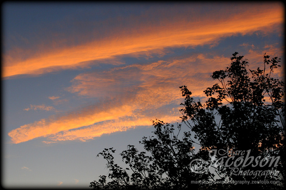 Evening Sky Over Dell (Aug 2013)