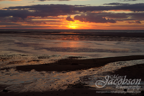 Chapin Beach Sunset at Low Tide (2016)
