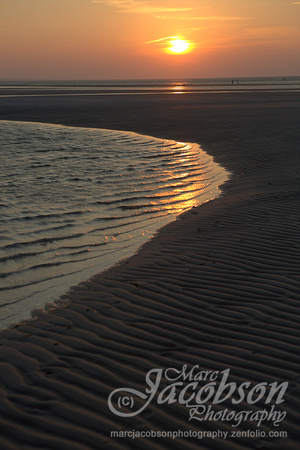 Chapin Beach Sunset at Low Tide (2018)