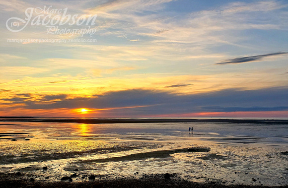 Chapin Beach Sunset at Low Tide (2019)