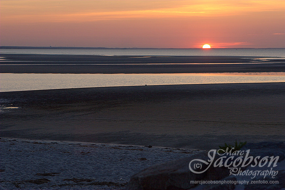 Chapin Beach Sunset at Low Tide (2014)
